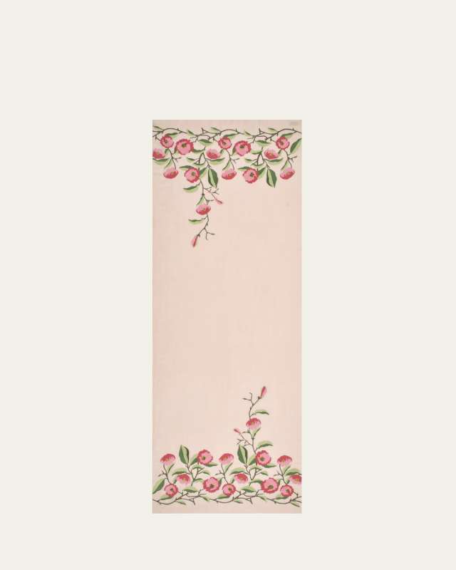 Big Blooming Merino Wool Blend Scarf